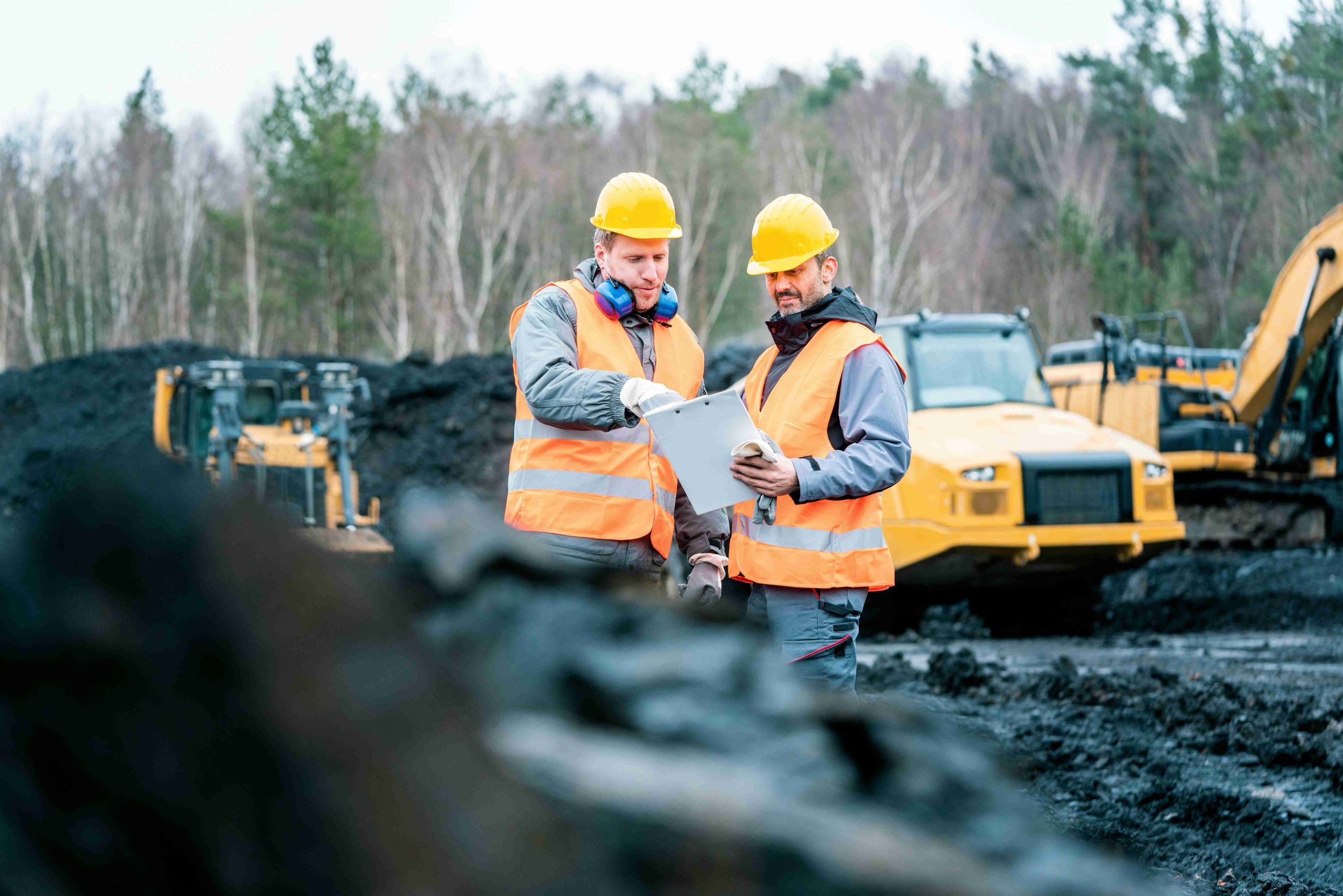 Erfarna markarbetare inom Dikning i Halleröd
